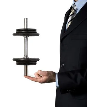 Push your business up Stock Photos