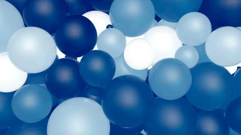 Pushing and changing chaotic disordered balls. Stock Footage 86580735