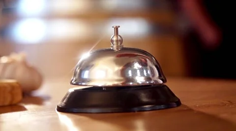 Pushing the call button in slow motion Stock Footage 67857015