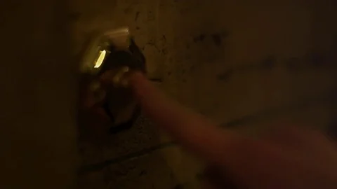 Pushing the Doorbell Stock Footage 83705812
