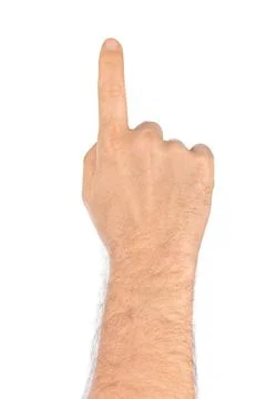 Pushing hand Pushing hand isolated on white background Copyright: xZoonar.... Stock Photos