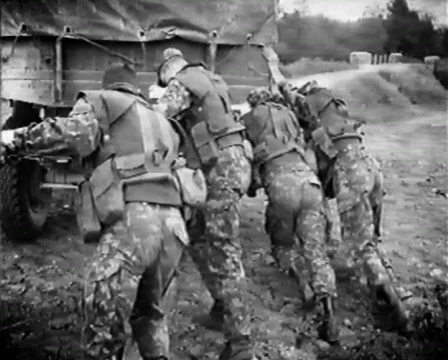 Pushing Hard PAL Stock-Footage 267558