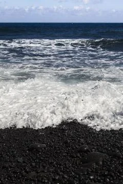 Pushing pebble Stock Photos