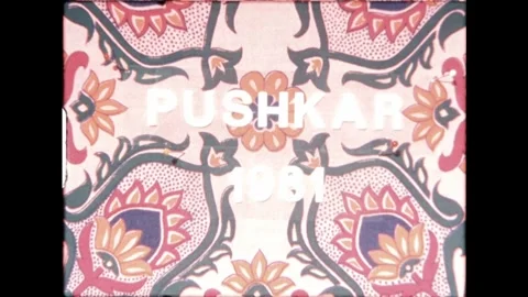 Pushkar 1961 Title Card Stock Footage 276293253