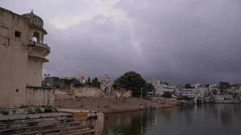 Pushkar 2021 09 10 Video stock 170683021
