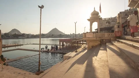 Pushkar 2022 02 19 Video stock 170683272