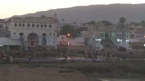 Pushkar camel fair Stock Footage 20434717