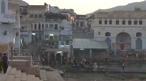 Pushkar camel fair Stock Footage 20434720