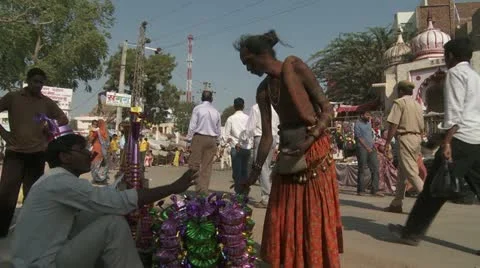 Pushkar Fair Stock Footage 20434839