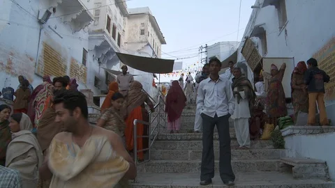 Pushkar Fair Stock Footage 91534672