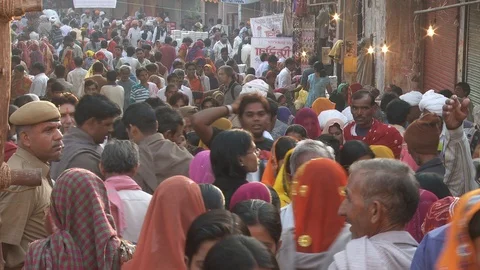 Pushkar Fair Stock Footage 91535932