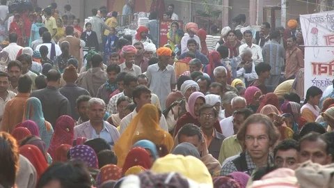 Pushkar Fair Stock Footage 91536113