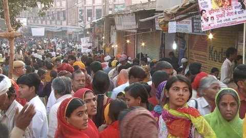 Pushkar Fair Stock Footage 91536159