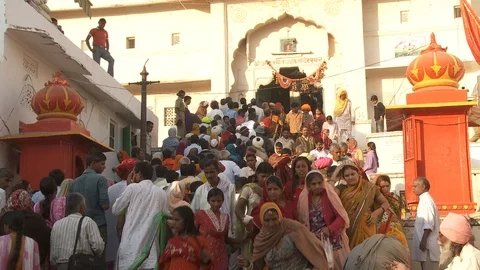 Pushkar Fair Stock Footage 91536387