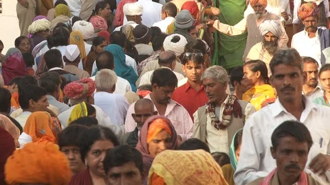 Pushkar Fair Stock Footage 91536489