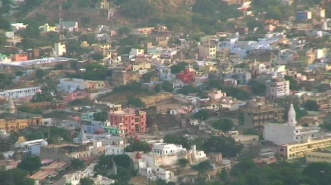 Pushkar, India wide shot Stock Footage 687992