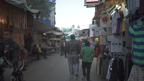 Pushkar Market Stock Footage 111336184