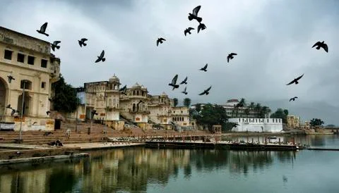 Pushkar in Rajasthan, India. Stock Photos