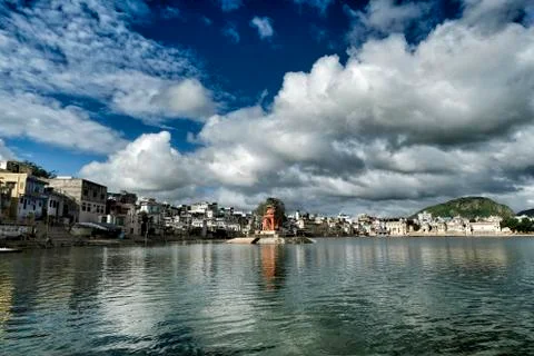 Pushkar in Rajasthan, India. Stock Photos