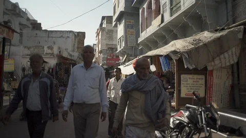 Pushkar street Stock Footage 111337485