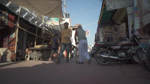 Pushkar street Stock Footage 111808672