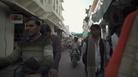 Pushkar traffic Stock Footage 111373743