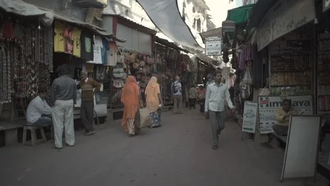 Pushkar traffic Stock Footage 111808910