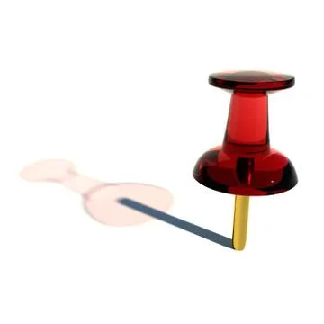 Pushpin Stock Illustration