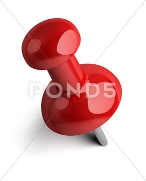 Pushpin Stock Illustration