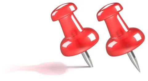 Pushpin. Stock Illustration