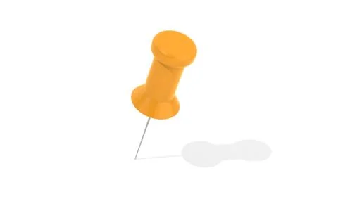 Pushpin Stock Illustration