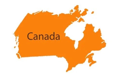 Pushpin marking the location Canada direction dirty, Stock Photos