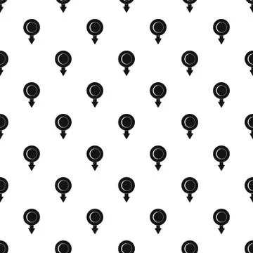 Pushpin pattern seamless イラスト素材
