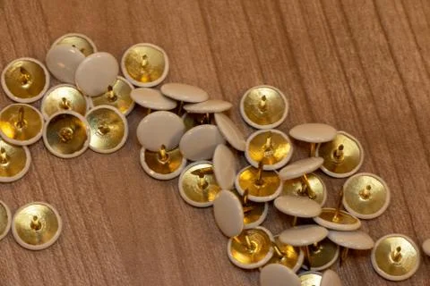 Pushpins for office use Foto stock