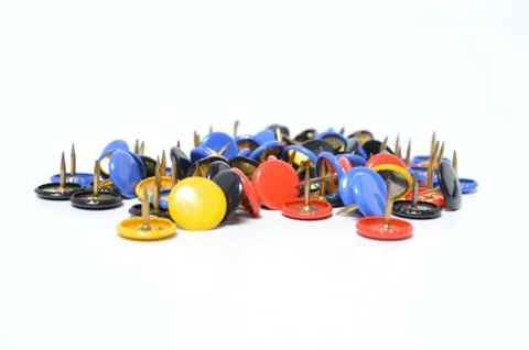 Pushpins 库存照片