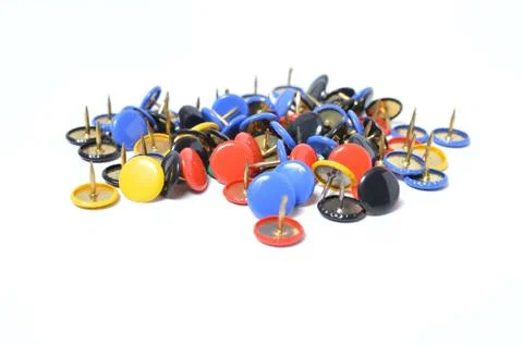 Pushpins 库存照片