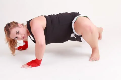 Pushups Foto stock