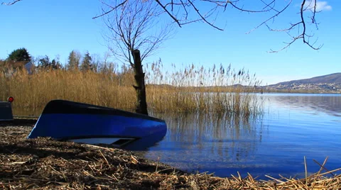 Pusiano lake Stock Footage 35614738