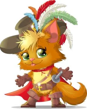 Puss in Boots Stock Illustration