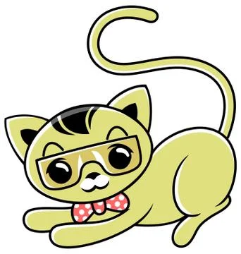 Pussycat  Stock Illustration