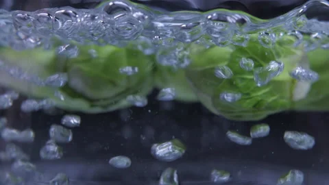 Put brussels sprouts on boiling water pot slow motion 4k 스톡 동영상 149668975