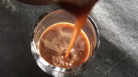 Put coffee in a cup Stock Footage 83361892