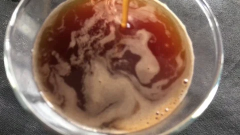 Put coffee in a cup Stock Footage 83393474