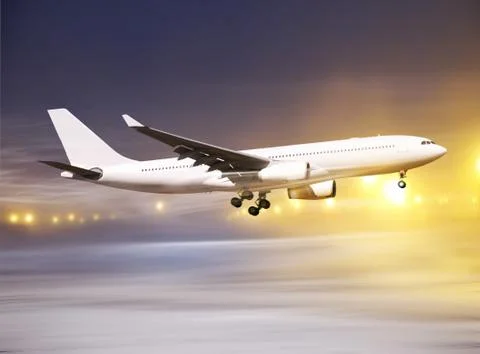 Put-down in non-flying weather Stock Illustration
