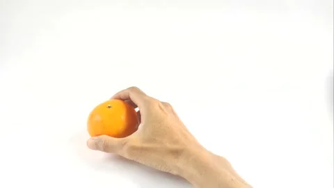 Put A Fresh Orange Stock Footage 296723417