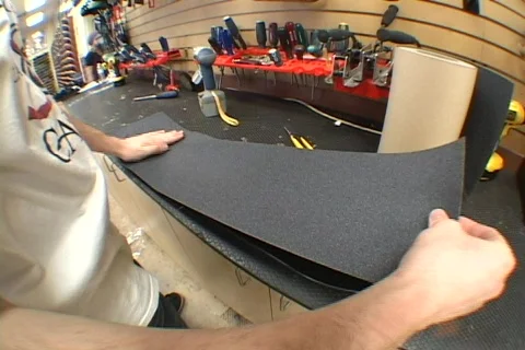 Put on the grip  Stock Footage 380553