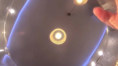 Put lettuce in the plate, bottom view Stock Footage 165752009