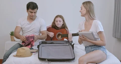 Put my guitar in please. Stock Footage 120429947