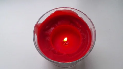 Put out fire from candle Stock Footage 85893679