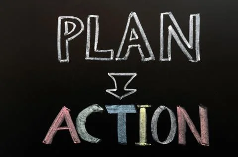 Put plan into action Stock Photos